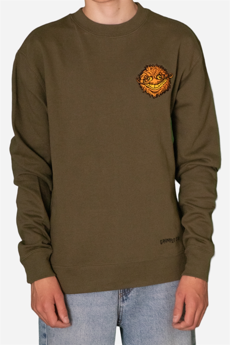 Anti Hero Sweatshirt - Grimple - Army Green