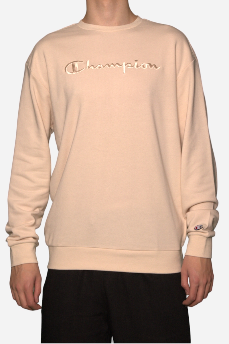 Champion Hoodie med broderi - Basic - Beige