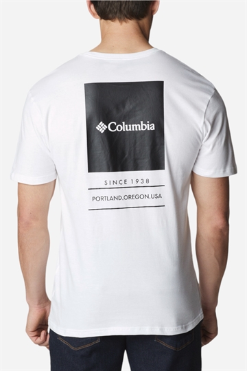 Columbia Barton Springs™ SS grafisk t-shirt - vit