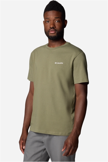 Columbia Barton Springs™ SS grafisk t-shirt - stengrön