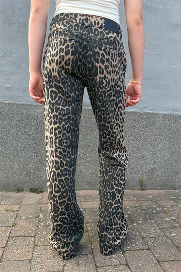 Fraizer - Girls Jeans Låg midja - Malou - Leopard Print