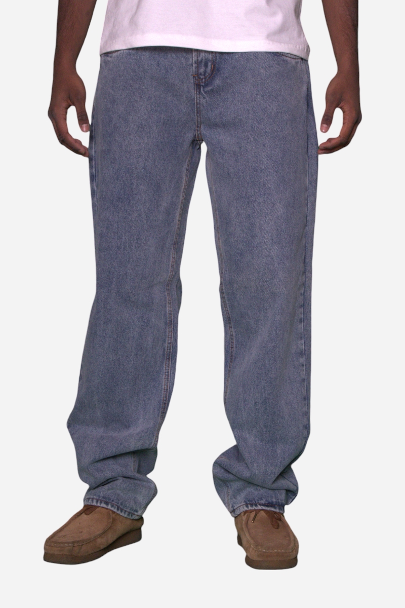 Fraizer - Junior - Baggy Jeans - Medium Blue Raw