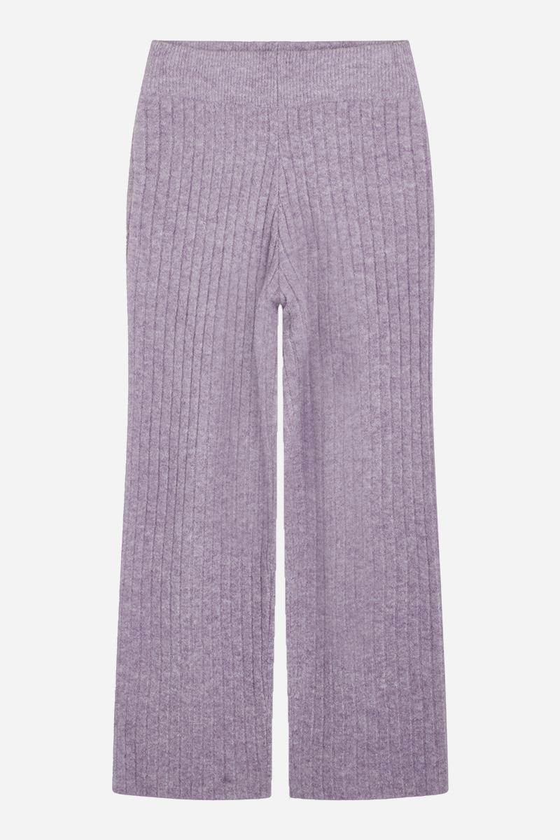 Grunt Knit Pants - Clara - Ljus lavendel