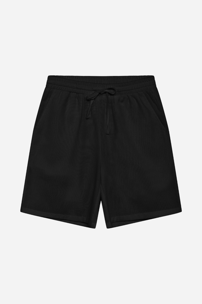 GRUNT Ole Linneshorts - Svart