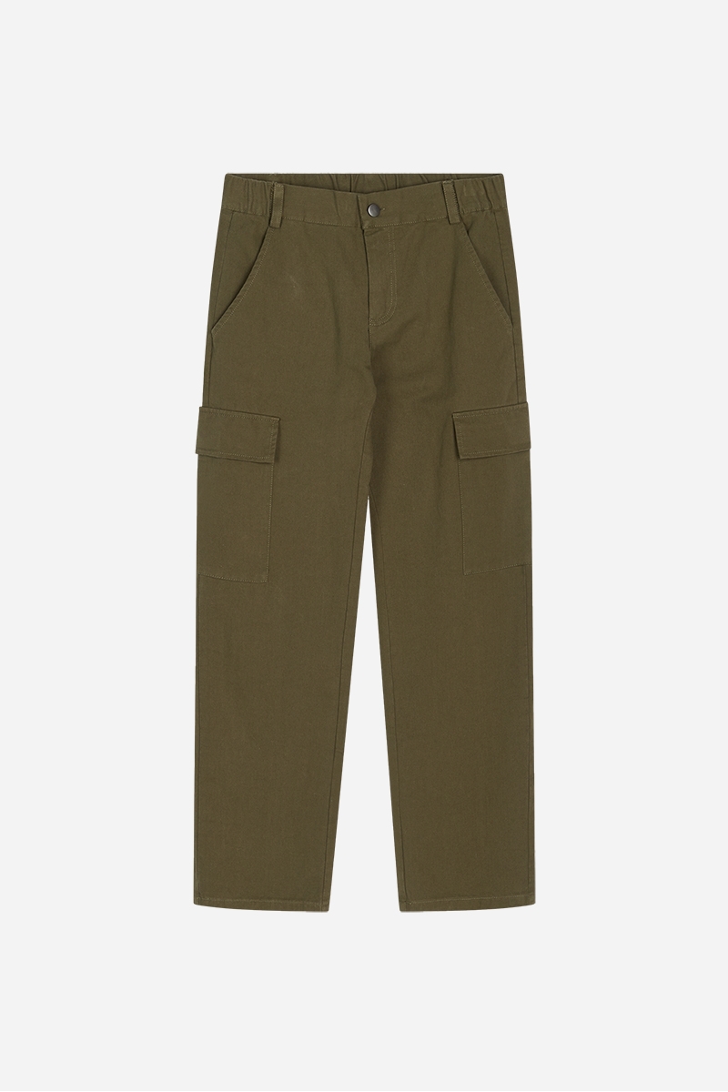 Grunt Cargo Pants - Lea Midrise - Army