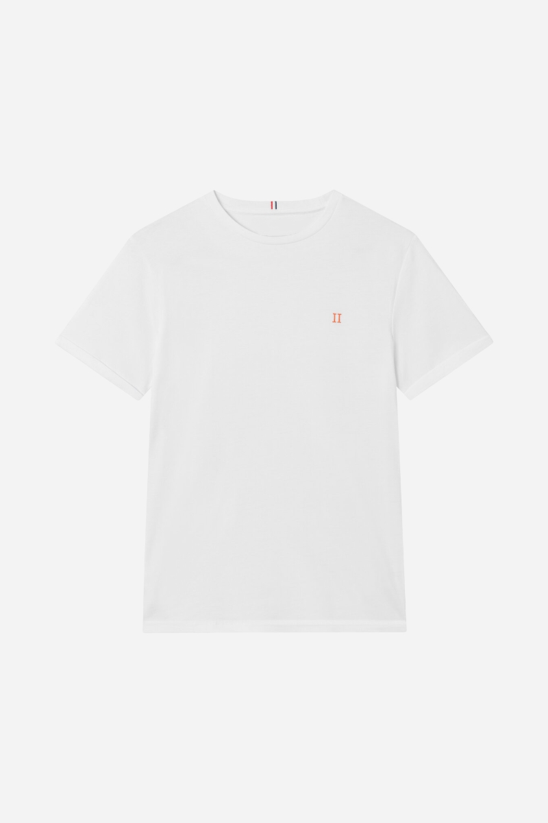 Les Deux T-shirt - Nørregaard - Vit/Orange