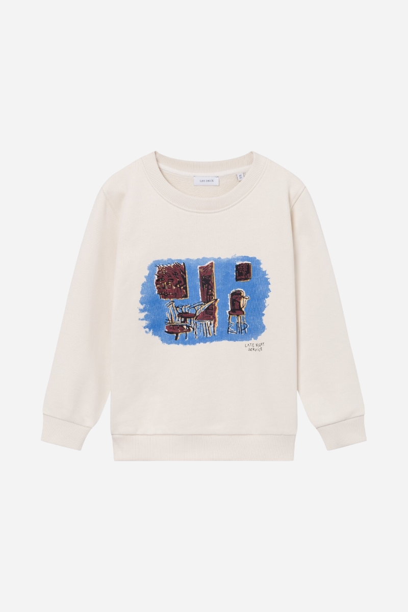 Les Deux Berkeley Sweatshirt - Elfenben