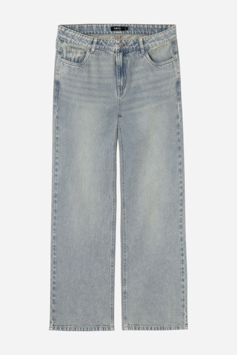 LMTD Mirty Wide Pants - Ljusblå Denim