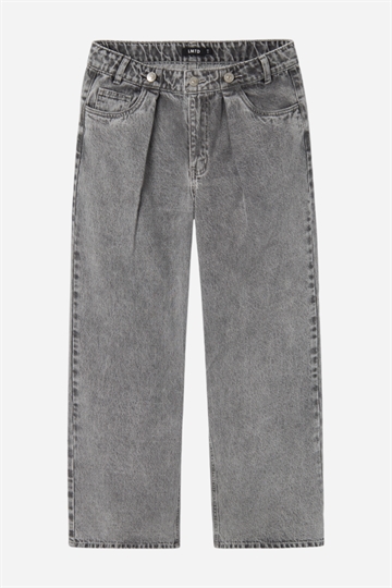 LMTD Nilizza Wide Pants - Ljusgrå Denim