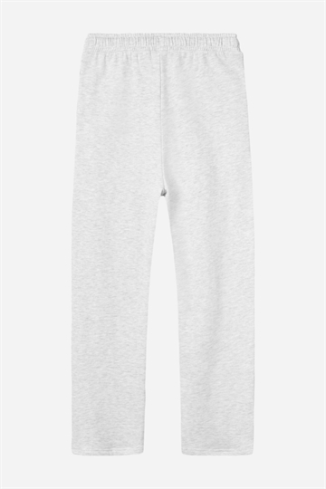 LMTD Nizu Bru Straight Sweatpants - Ljusgrå Melange