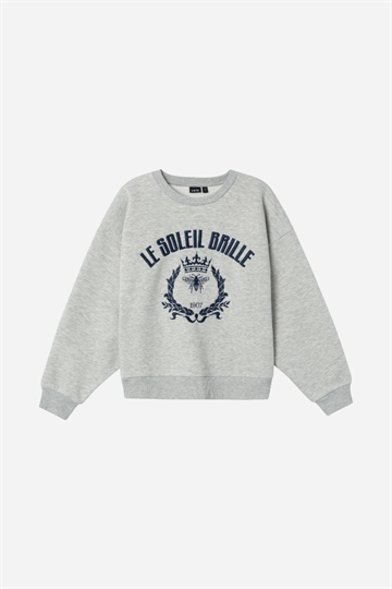 LMTD Nolei Short Sweat - Grey Melange