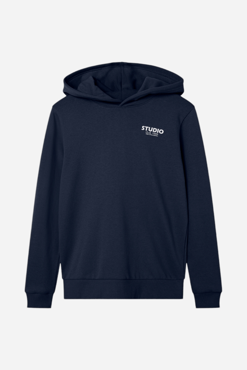 LMTD Studio LS Bru Sweat Hood - Dark Sapphire