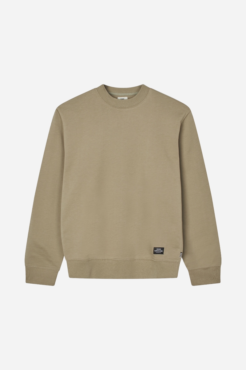 Mads Nørgaard Light Terry Sole Sweatshirt - Silver Sage 