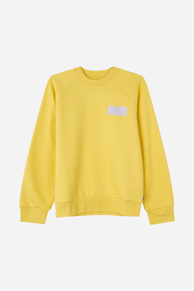 Mads Nørgaard Ekologisk Sweatshirt Allisa - Citronskal