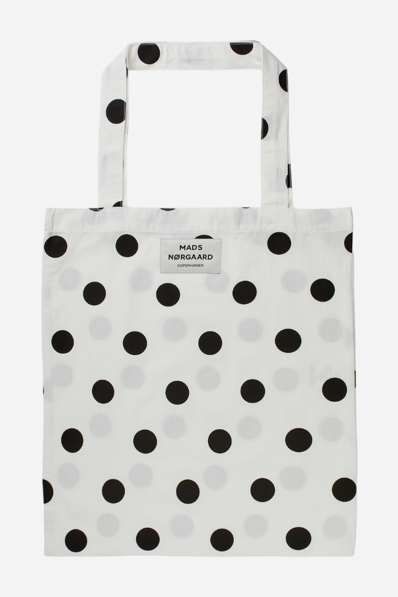 Mads Nørgaard Atoma Bag Sacky - Dot Black / White Alyss