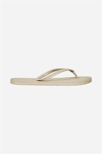 Rosemunde Flip flops med flätor - Sand