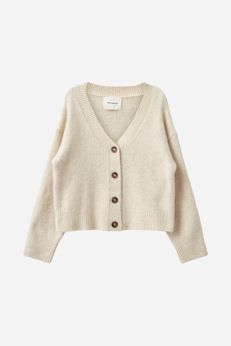 Sofie Schnoor Leva Stickad Cardigan - Off White