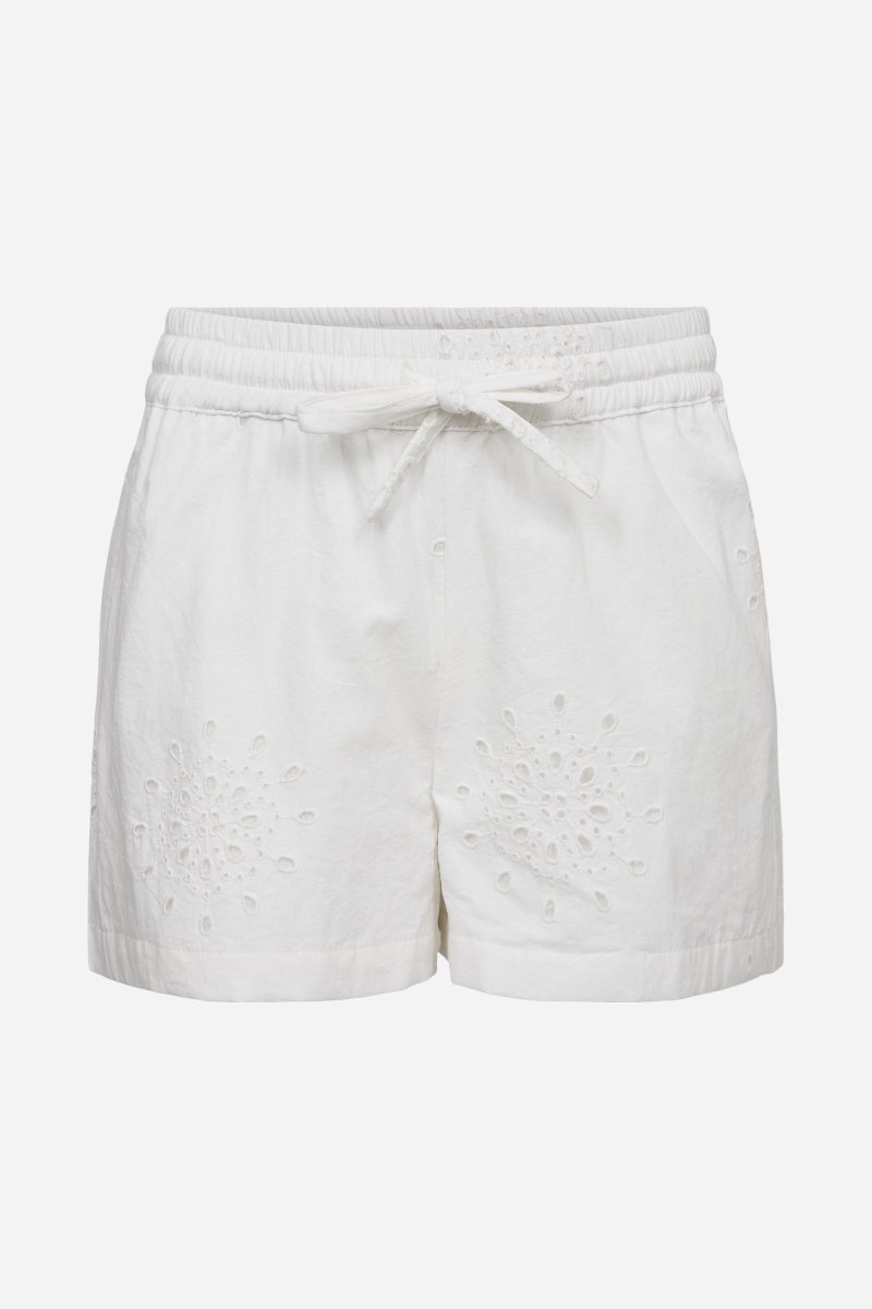 Sofie Schnoor Shorts med broderi - Snövit