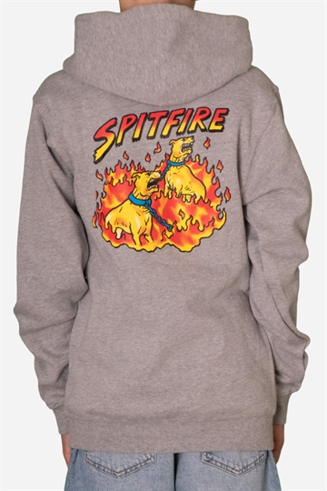 Spitfire Hoodie - Hell Hounds - Heather Grey