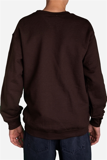 Thrasher Inferno Crewneck - Mörk choklad