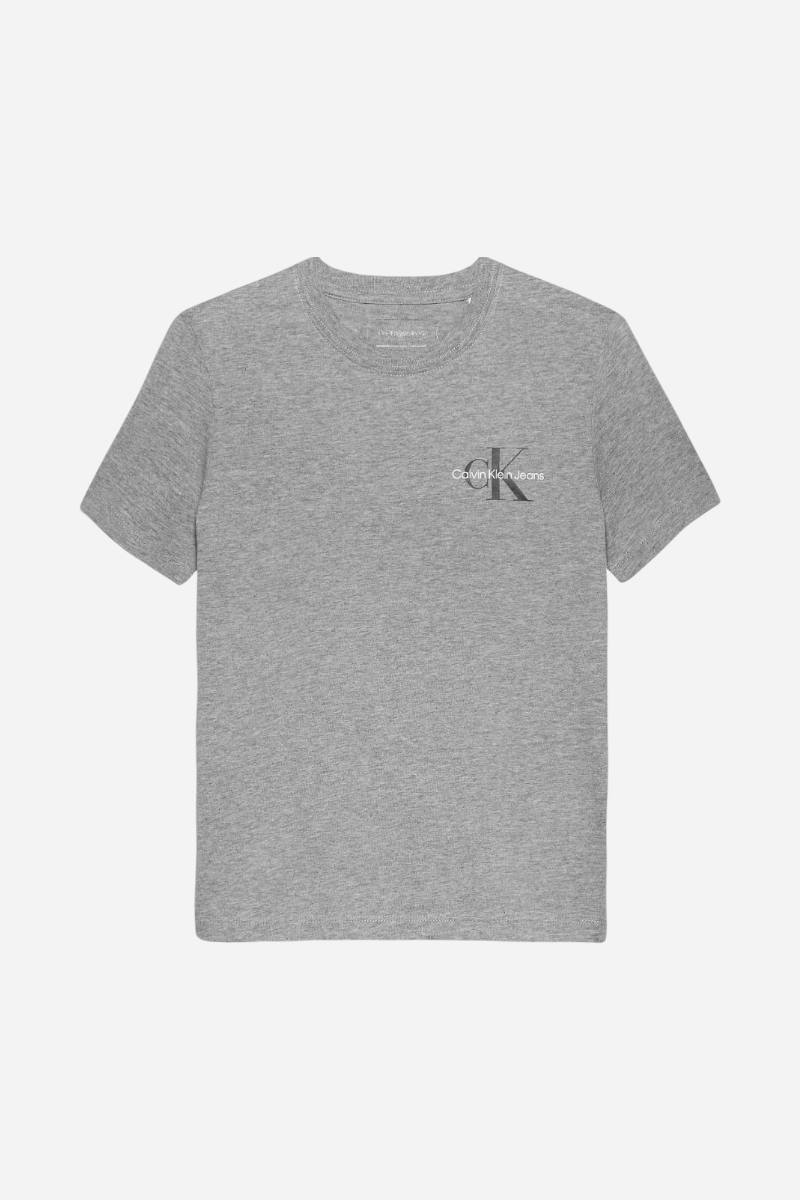 Calvin Klein Chest Monologo T-shirt - Grå Ljung