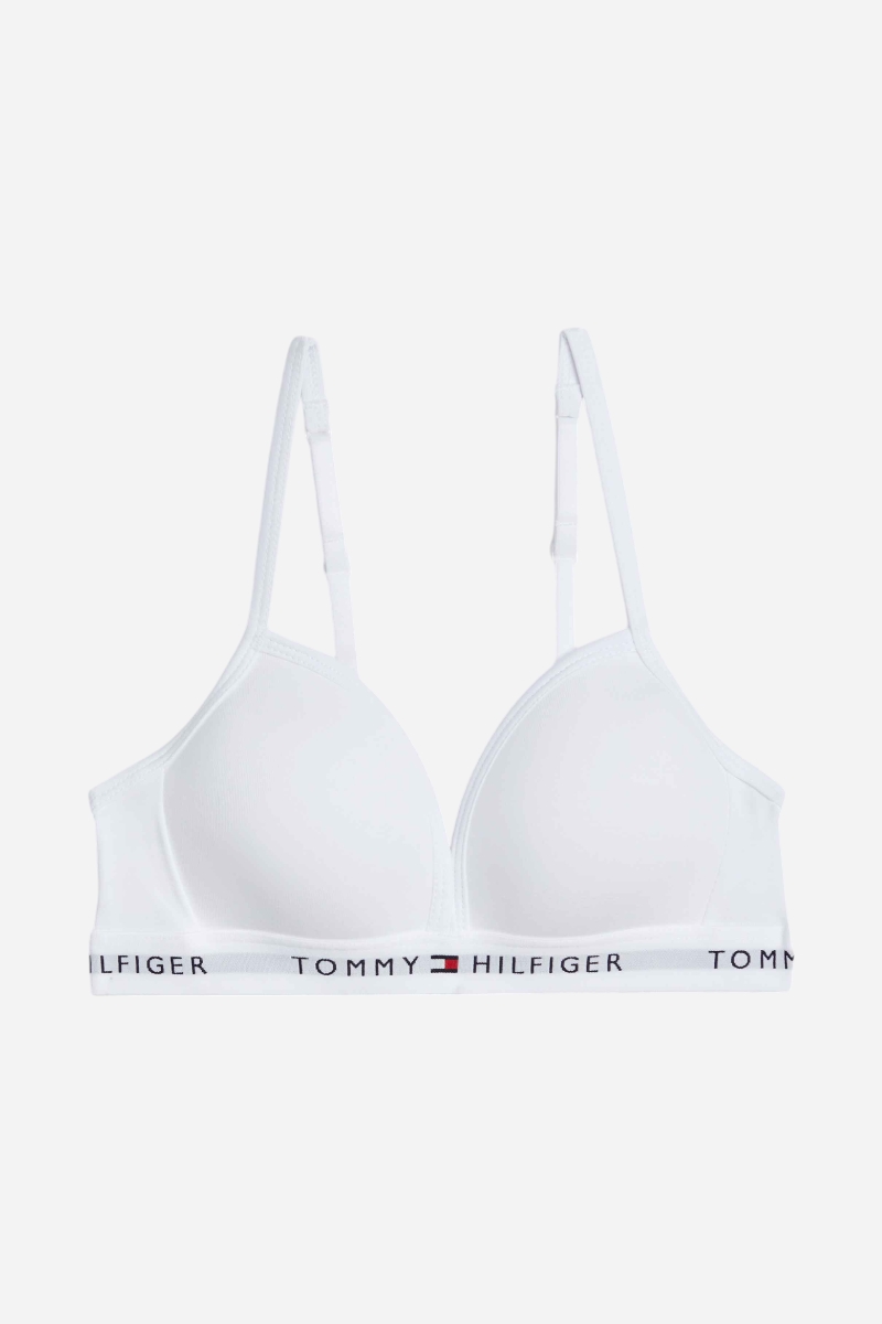 Tommy Hilfiger Triangle BH Fast - Vit