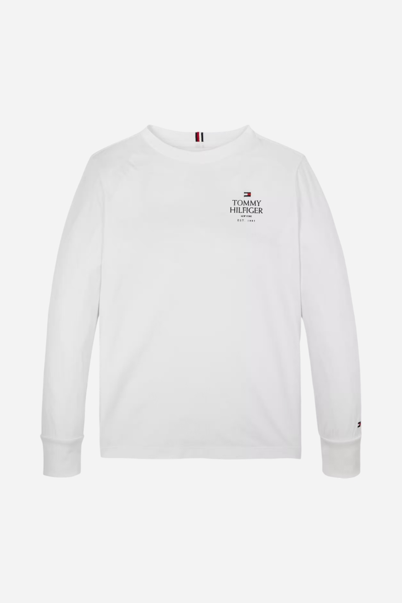 Tommy Hilfiger Logo Puff Print - Vit