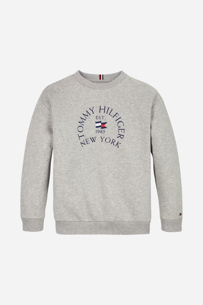 Tommy Hilfiger Nautical Arch Sweatshirt - Ljusgrå Ljung