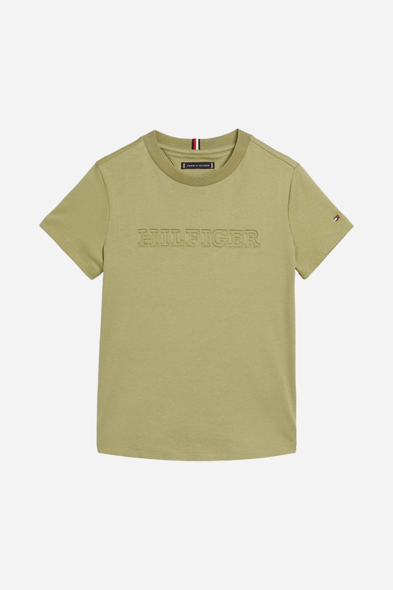 Tommy Hilfiger T-shirt - Monotypi - Faded Olive