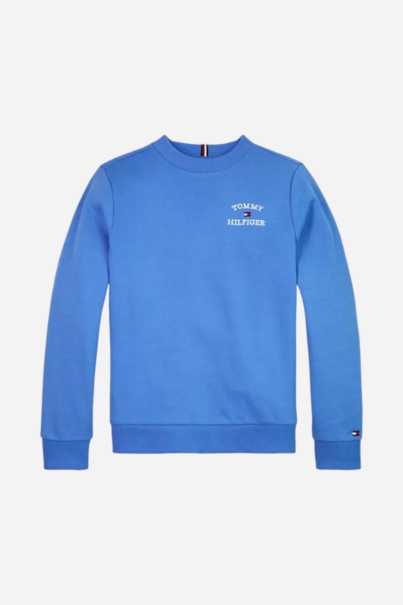 Tommy Hilfiger Sweatshirt - Logotyp - Blue Spell