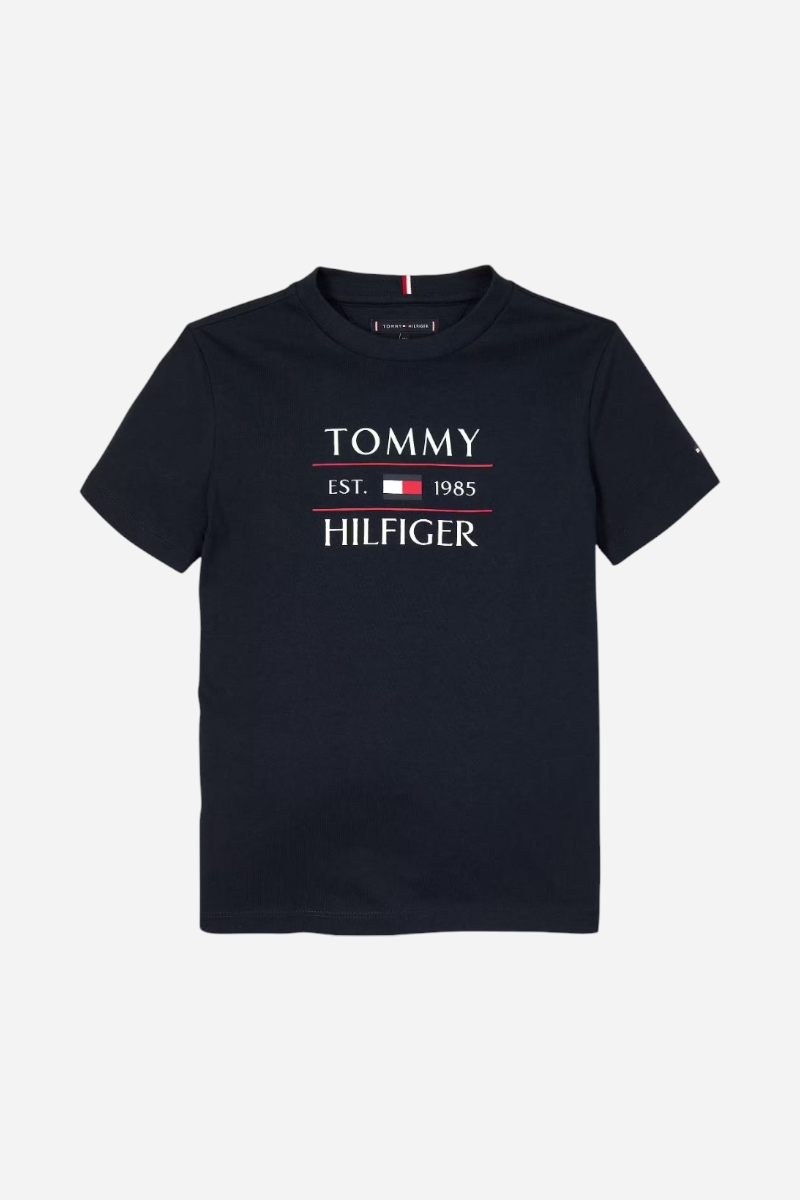 Tommy Hilfiger Flag Tee - Dark Night Navy