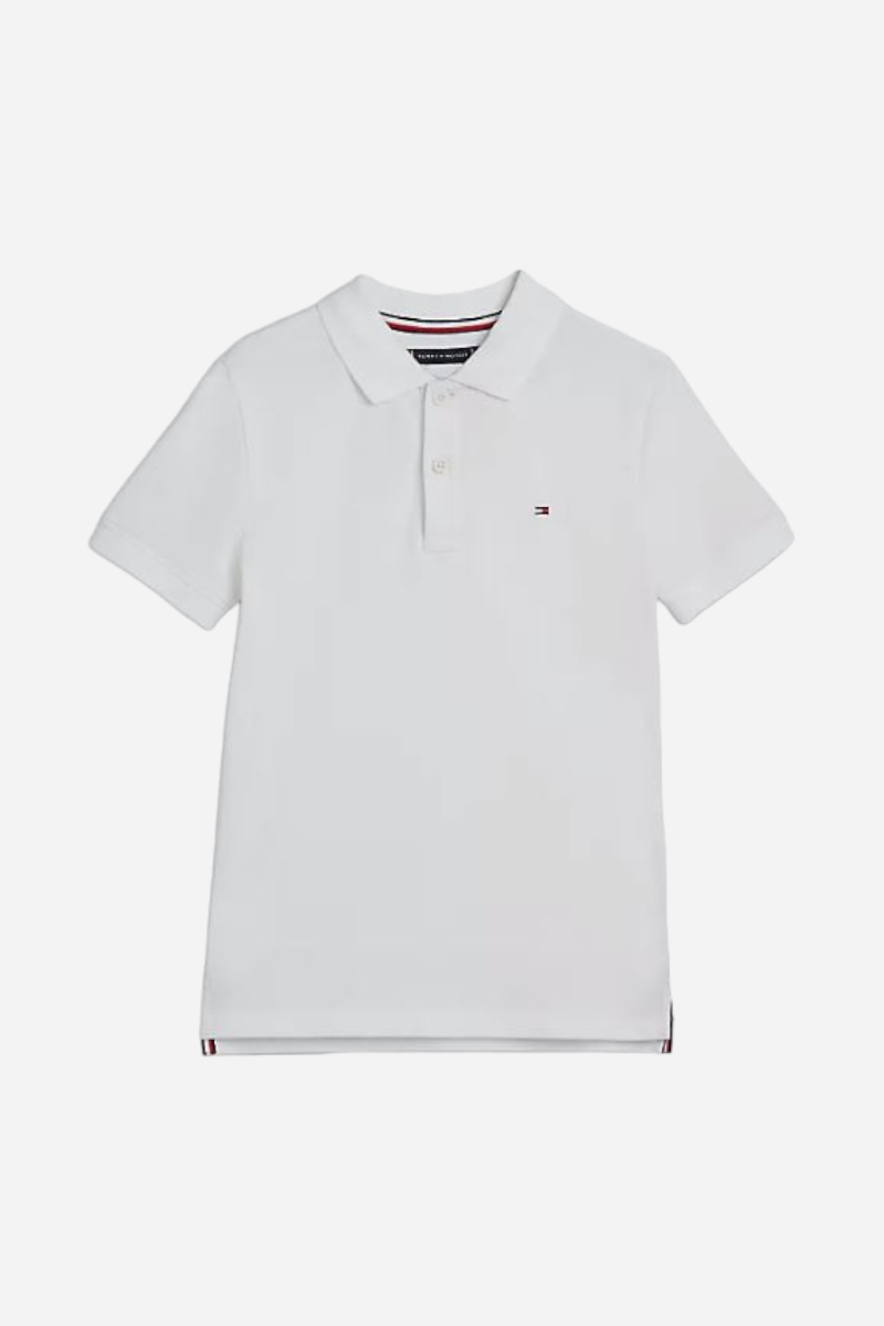 Tommy Hilfiger Polo - Flagga - Vit