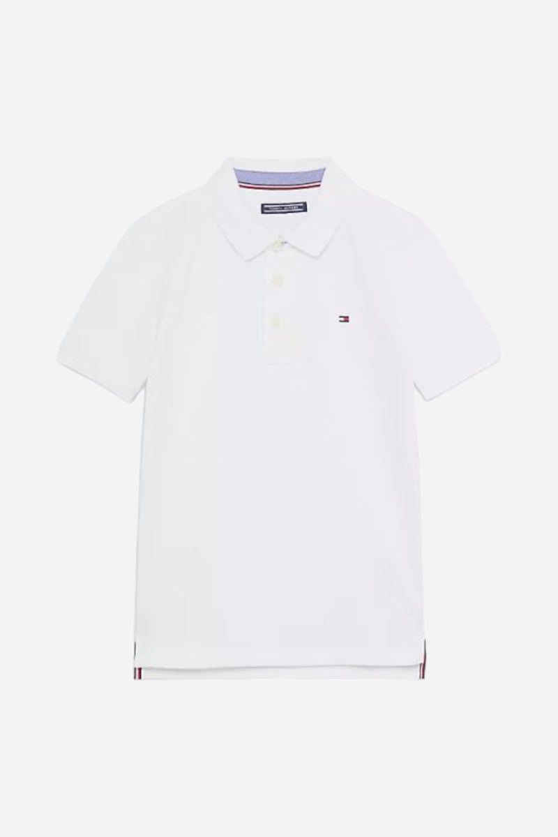 Tommy Hilfiger Polo - Klassisk - Ljusvit